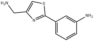 3-(4-AMINOMETHYL-THIAZOL-2-YL)-PHENYLAMINE Structure