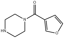 1-(furan-3-ylcarbonyl)piperazine Structure