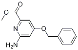 Methyl 6-aMino-4-(benzyloxy)pyridine-2-carboxylate Structure