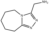 1-(6,7,8,9-TETRAHYDRO-5H-[1,2,4]TRIAZOLO[4,3-A]AZEPIN-3-YL)METHANAMINE Structure