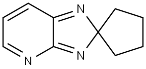 Spiro[cyclopentane-1,2-[2H]imidazo[4,5-b]pyridine]  (9CI) Structure