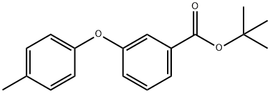 TERT-BUTYL 3-(4-METHYLPHENEOXY) BENZOATE Structure