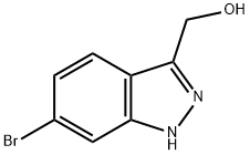 6-BROMO-3-HYDROXYMETHYL-1H-INDAZOLE Structure