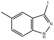 3-IODO-5-METHYL (1H)INDAZOLE Structure