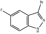 3-브로모-5-플루오로(1H)INDAZOLE 구조식 이미지