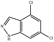 1H-Indazole, 4,6-dichloro- 구조식 이미지