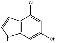 1H-인돌-6-ol,4-chloro- 구조식 이미지