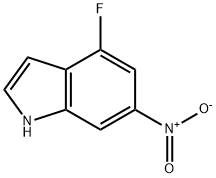 1H-Indole, 4-fluoro-6-nitro- Structure