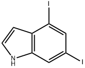 1H-Indole, 4,6-diiodo- Structure
