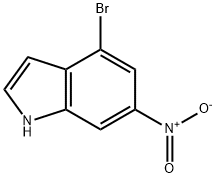 1H-Indole, 4-broMo-6-nitro- Structure