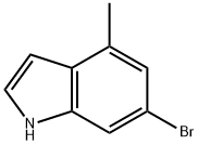 1H-Indole, 6-broMo-4-Methyl- Structure