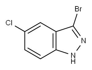 3-Bromo-5-chloro-1H-indazole Structure