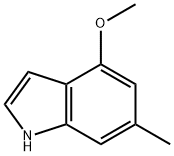 1H-индол, 4-метокси-6-метил- структурированное изображение