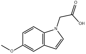 (5-Methoxy-1H-indol-1-yl)acetic acid Structure