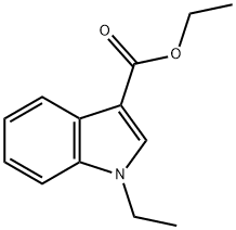 1H-INDOLE-3-CARBOXYLIC ACID, 1-ETHYL-, ETHYL ESTER Structure