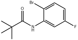 PropanaMide, N-(2-broMo-5-fluorophenyl)-2,2-diMethyl- Structure