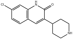 7-CHLORO-3-PIPERIDIN-4-YLQUINOLIN-2(1H)-ONE 구조식 이미지