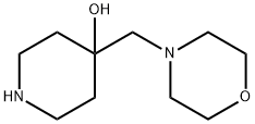 4-MORPHOLIN-4-YLMETHYL-PIPERIDIN-4-OL 구조식 이미지