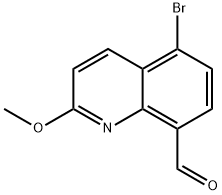 5-broMo-2-Methoxyquinoline-8-carbaldehyde 구조식 이미지