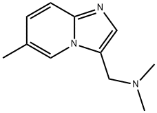 IMidazo[1,2-a]pyridine-3-MethanaMine, N,N,6-triMethyl- Structure