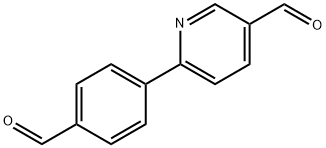 4-(5-포르밀피리딘-2-일)벤즈알데히드 구조식 이미지