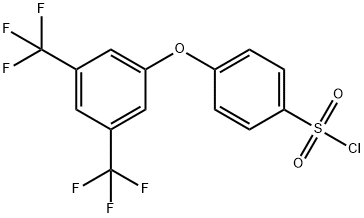 4-[3,5-bis(trifluoroMethyl)phenoxy]benzenesulfonyl chloride Structure