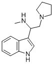 [1-(1H-INDOL-3-YL)-2-PYRROLIDIN-1-YL-ETHYL]-METHYL-AMINE
 Structure