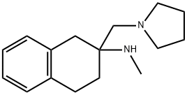 METHYL-(2-PYRROLIDIN-1-YLMETHYL-1,2,3,4-TETRAHYDRO-NAPHTHALEN-2-YL)-AMINE
 구조식 이미지