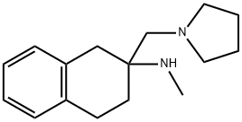 METHYL-(2-PYRROLIDIN-1-YLMETHYL-1,2,3,4-TETRAHYDRO-NAPHTHALEN-2-YL)-AMINE
 Structure