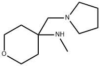 METHYL-(4-PYRROLIDIN-1-YLMETHYL-TETRAHYDRO-PYRAN-4-YL)-AMINE
 구조식 이미지