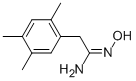 N-HYDROXY-2-(2,4,5-TRIMETHYL-PHENYL)-ACETAMIDINE Structure