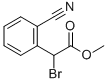 METHYL 2-BROMO-2-(2-CYANOPHENYL)ACETATE Structure