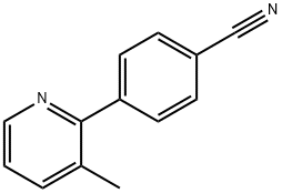 4-(3-methyl-2-pyridinyl)Benzonitrile 구조식 이미지