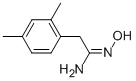 2-(2,4-DIMETHYL-PHENYL)-N-HYDROXY-ACETAMIDINE Structure