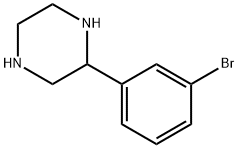 2-(3-BROMO-PHENYL)-PIPERAZINE Structure