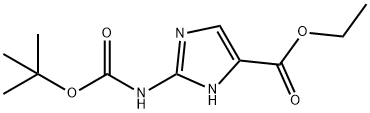 ethyl 2-(tert-butoxycarbonylaMino)-1H-iMidazole-5-carboxylate Structure