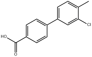 4-(3-Chloro-4-methylphenyl)benzoic acid Structure