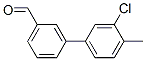 3-(3-Chloro-4-methylphenyl)benzaldehyde Structure