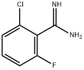 2-CHLORO-6-FLUORO-BENZAMIDINE Structure