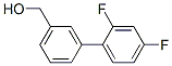 3-(2,4-Difluorophenyl)benzyl alcohol Structure