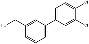 3-(3,4-디클로로페닐)벤질알코올 구조식 이미지
