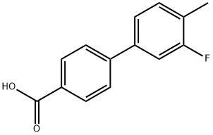 4-(3-Fluoro-4-methylphenyl)benzoic acid Structure