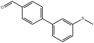 3'-METHYLSULFANYLBIPHENYL-4-CARBALDEHYDE Structure