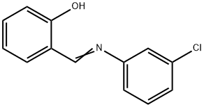 N-(3-Chlorophenyl)-2-hydroxybenzenemethaneimine 구조식 이미지