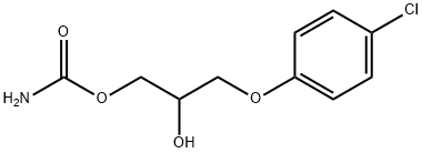 Chlorphenesin carbamate 구조식 이미지