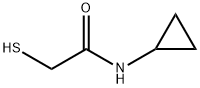 N-CYCLOPROPYL-2-MERCAPTOACETAMIDE Structure