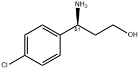 (S)-3-(4-클로로페닐)-베타-알라니놀 구조식 이미지