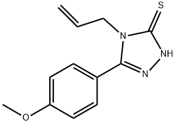 4-ALLYL-5-(4-METHOXYPHENYL)-4H-1,2,4-TRIAZOLE-3-THIOL 구조식 이미지
