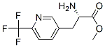 3-PYRIDINEPROPANOIC ACID, A-AMINO-6-(TRIFLUOROMETHYL)-, METHYL ESTER, (AS)- Structure