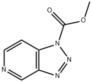 1H-1,2,3-Triazolo[4,5-c]pyridine-1-carboxylic  acid,  methyl  ester Structure